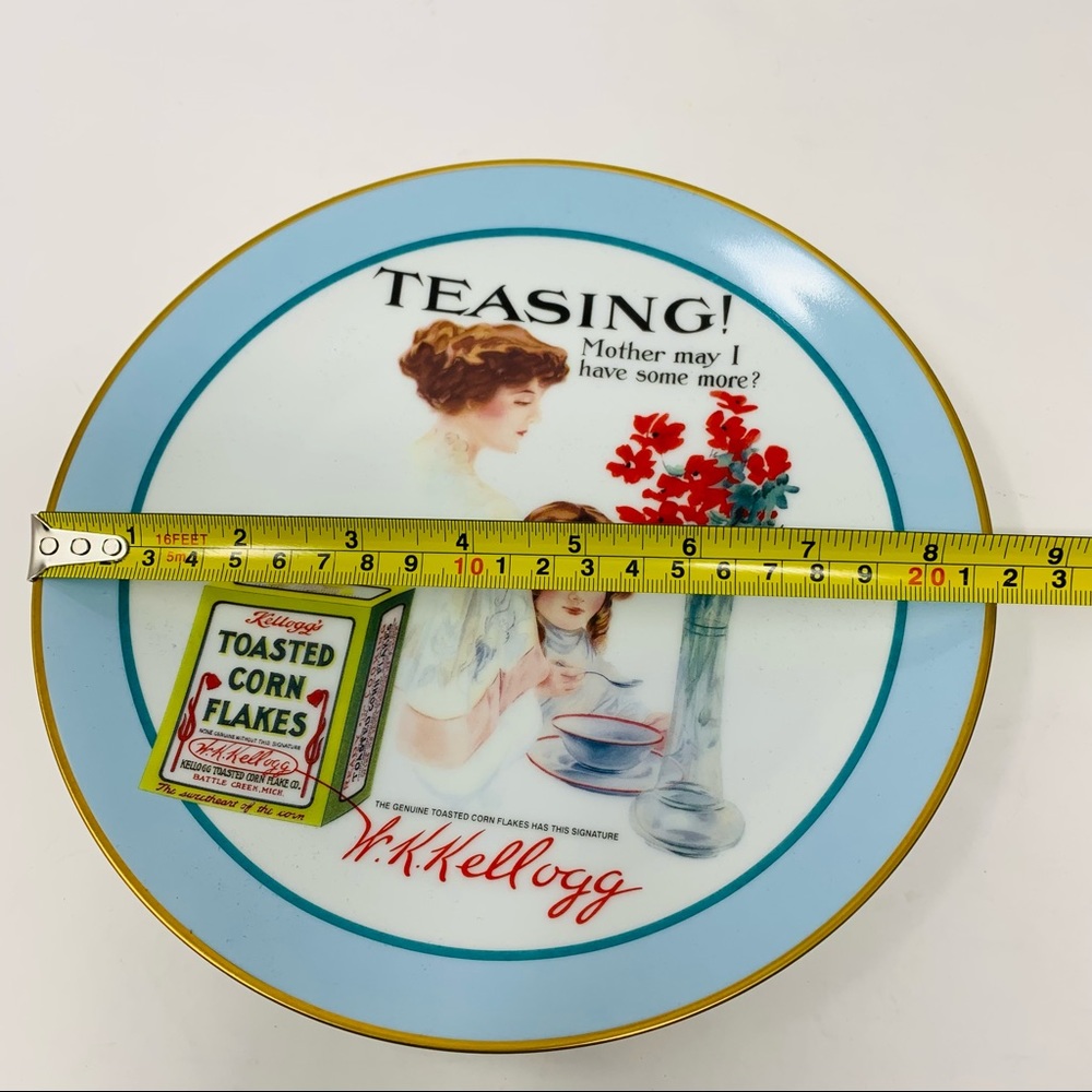 Vintage 1994 Kellogg Nostalgia Collection Plate #3408 of 7200 Ad for Plate Wall - Picture 7 of 7